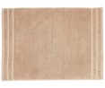 Alfombra de baño 100% algodón color beige, densidad de 1000g/m², 50x70 cm. ACTUEL.
