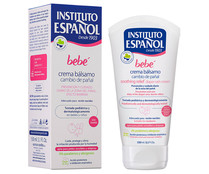 Crema con textura bálsamo para el cambio del pañal, apta para pieles sensibles y atópicas INSTITUTO ESPAÑOL Bebé 150 ml.