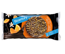 Tortitas de chocolate negro azahar y trocitos de naranja 4x2 BICENTURY 139 g.
