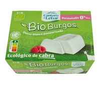 Queso ecológico de cabra CANTERO DE LETUR BIO BURGOS 2 x 100 g.