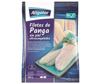 Filetes de panga, ultracongelados, sin piel y sin espinas ALIGATOR 800 g.