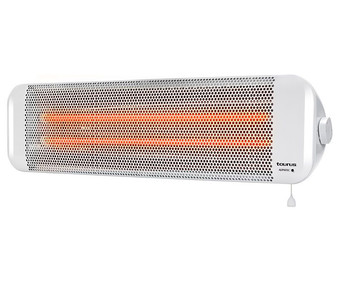 Calefactor de pared para baño TAURUS Bagno 2Q, 1200W, 2 niveles de calor, 