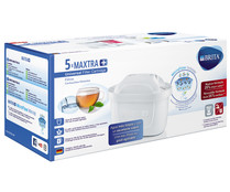 Pack de 5 filtros Maxtra+ Universal para jarras purificantes BRITA. Pack de 5 filtros Maxtra+ Universal para jarras purificantes BRITA.