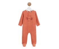 Pijama pelele de terciopelo para bebé IN EXTENSO, talla 86.