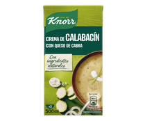 Crema de calabacín con queso de cabra KNORR 500 ml.