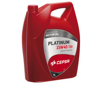 Aceite mineral para vehículos con motores de gasolina o diésel CEPSA PLATINUM 5 litros.