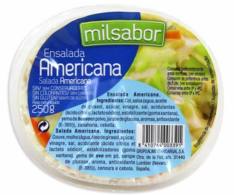 Ensalada americana 250 gramos Ensalada americana 250 gramos