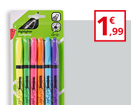Marcadores Auchan Fluorescentes Marcadores Auchan Fluorescentes