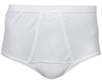 Calzoncillo braslip de algodón ABANDERADO 335, color blanco, talla 52.