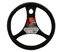 Cubre volante universal de 38cm, color negro, PRODUCTO ALCAMPO JOLIET.