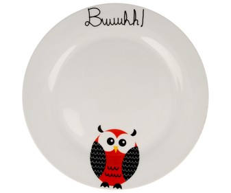 Plato llano fabricado en porcelana decorada, 27 centímetros de diámetro y diseño Bhúos VERSA. Plato llano fabricado en porcelana decorada, 27 centímetros de diámetro y diseño Bhúos VERSA.