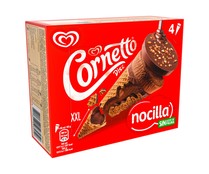 Cono helado sabor nocilla CORNETTO 4 x 90 ml. 248 g.