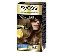 Tinte de pelo permanente tono 6-80 rubio caramelo SYOSS Oleo intense.
