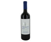 Vino  tinto crianza con denominación de origen calificada Rioja ORDATE botella de 75 cl.
