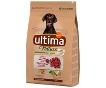 Comida para perro adulto a base de cordero, cereales y legumbres ÚLTIMA NATURE Adult Affinity 3 kg.