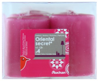 Velas perfumadas cilíndricas 4 unidades Velas perfumadas cilíndricas 4 unidades