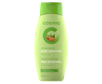 Champú de uso frecuente con extracto de almendras, para todo tipo de cabellos COSMIA 500 ml.