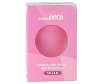 Copa menstrual reutilizable, tala M INCA FARMA.