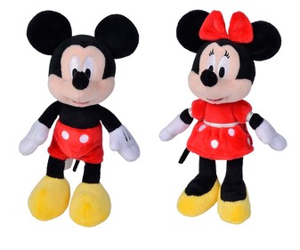 Peluche Minnie o Mickey 28cm, ONE TWO FUN ALCAMPO. Peluche Minnie o Mickey 28cm, ONE TWO FUN ALCAMPO.