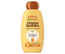 Champú reconstituyente para cabello dañado y quebradizo ORIGINAL REMEDIES Tesoros de miel de Garnier 300 ml.