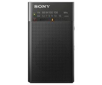 Radio portátil SONY ICF-P27 negra, sintonizador de radio AM/FM. 