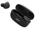 Auriculares bluetooth tipo botón JBL ENDURANCE RACE, estuche de carga, color negro.