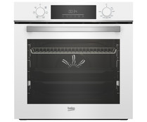 Horno multifunción BEKO BBIE18300W inox, capacidad: 72L, A, H: 59,5cm, A: 59,4cm, F: 56,7cm.