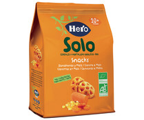 Snacks no frtios de zanahoras y maíz de origen ecológico, a partir de 10 meses HERO Solo 40 g.