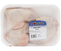 Bandeja de cuarto trasero con piel de pollo blanco Bandeja de cuarto trasero con piel de pollo blanco