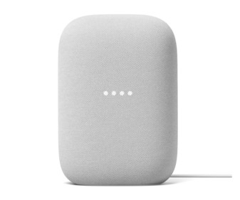 Altavoz inteligente GOOGLE Nest Audio tiza, control por voz, Wi-Fi, Bluetooth 5.0, Chromecast integrado. Altavoz inteligente GOOGLE Nest Audio tiza, control por voz, Wi-Fi, Bluetooth 5.0, Chromecast integrado.