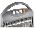 Estufa halógena oscilante ORBEGOZO BP 5008, 1200W, 3 niveles de potencia, silencioso, sistema antivuelco.