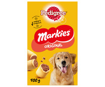 Galletas rellenas de carne de tuétano para perros PEDIGREE MARKIES 500 gr,