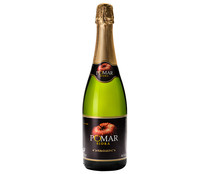 Sidra extra elaborada mediante el método de fermentación tradicional POMAR botella de 75 cl.