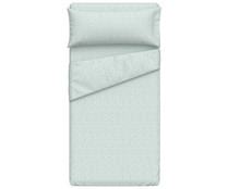 Juego de sábanas de percal para cama de 90cm, 100% algodón, ACTUEL.