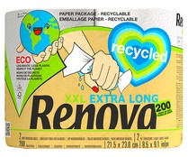 Papel de cocina RENOVA Recycled 2 rollos XXL