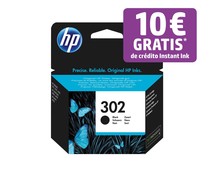 Cartucho de tinta original HP 302 F6U66AE, negro.