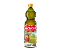 Aceite de oliva virgen extra 100% Arbequina CARBONELL botella de 1 l.