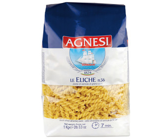 Pasta hélices paquete de 1 kilogramo Pasta hélices paquete de 1 kilogramo