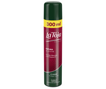 Espuma de afeitar con sales minerales y Pro-vitamina B5 LA TOJA Classic 300 ml.
