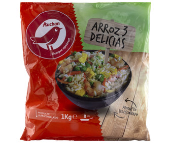 Arroz tres delicias con tortilla PRODUCTO ALCAMPO 1 kg. Arroz tres delicias con tortilla PRODUCTO ALCAMPO 1 kg.