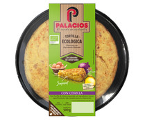 Tortilla fresca con cebolla ecológica PALACIOS 500 g.