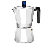 Cafetera de aluminio full inducción para 6 tazas, MONIX.