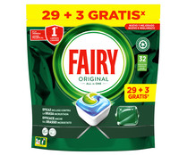 Detergente para lavavajillas a máquina FAIRY 29+3 lavados, 432 g.
