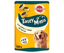 Bocaditos con sabor a queso y buey para perros PEDIGREE TASTY BITES 140 g.