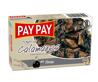 Calamares en trozo PAY PAY 72 g. Calamares en trozo PAY PAY 72 g.