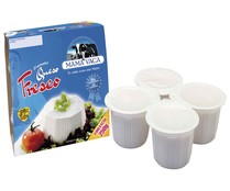 Queso fresco MAMA VACA tarrina de 62,5 g. pack de 4 uds.