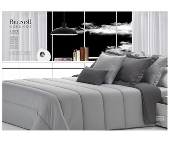 Relleno nórdico para cama de 150 cm, 250g/m², BELNOU. Relleno nórdico para cama de 150 cm, 250g/m², BELNOU.