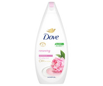 Gel para baño o ducha hidratante con peonia y aceite de rosa DOVE 500 ml.