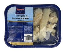 Bacalao salado desmigado DIMAR bandeja de 250 g.
