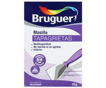 Masilla tapagrietas en polvo BRUGUER, 1Kg.